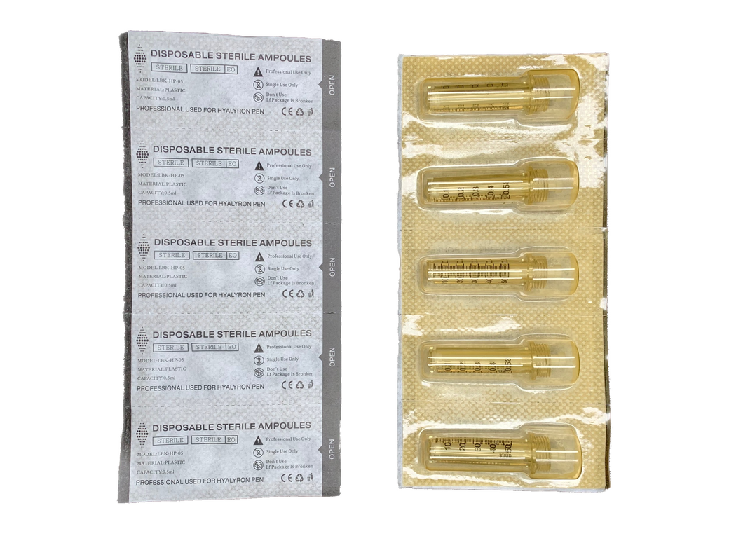Disposable Sterile Ampoules 0.5ml (Order of 10)